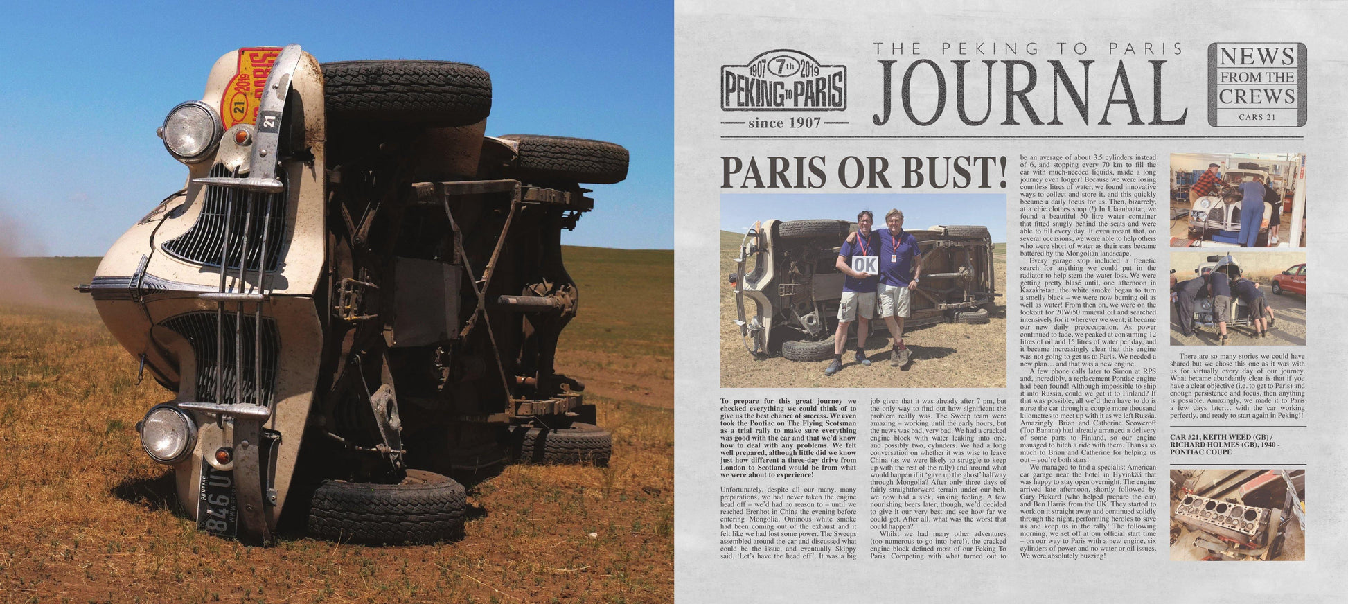 Brave Belgians Limited Edition - Peking To Paris 2019 Book